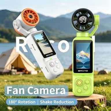 Outdoor Adventure Video - Pocket Fan Action Camera Focusing Shake