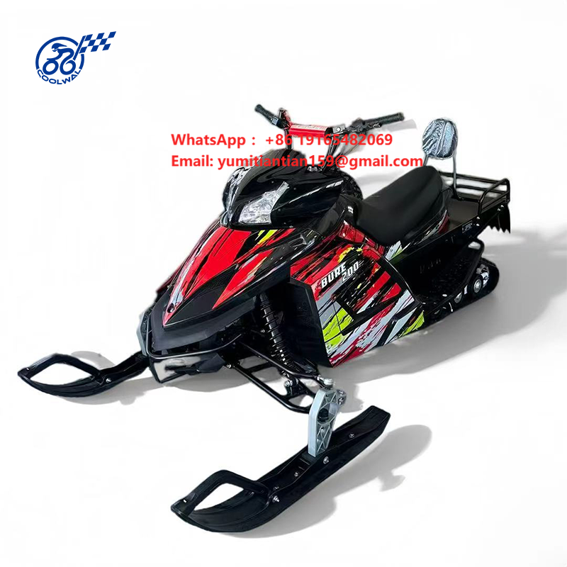 Outdoor Adventure Vehicles - Electric Snowmobile Double Seat Snow Bike