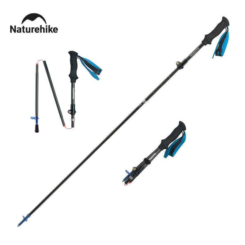 Trekking Pole Carbon - Naturehike Camping Walking Stick 175g Ultralight