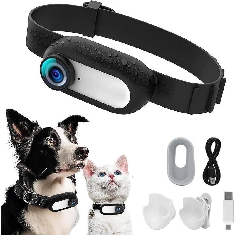 Outdoor Adventure Video - Pet Collar Camera-Waterproof HD Action Camera