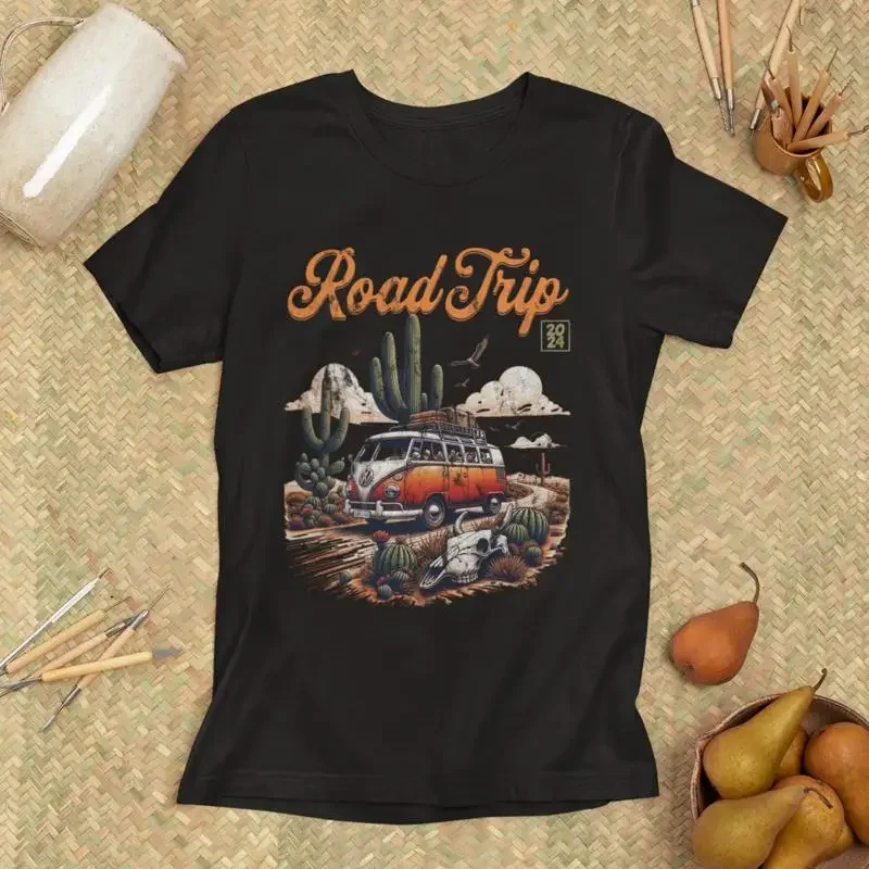 Outdoor Adventure Ideas - Road Trip T Shirt Classic Vanlife