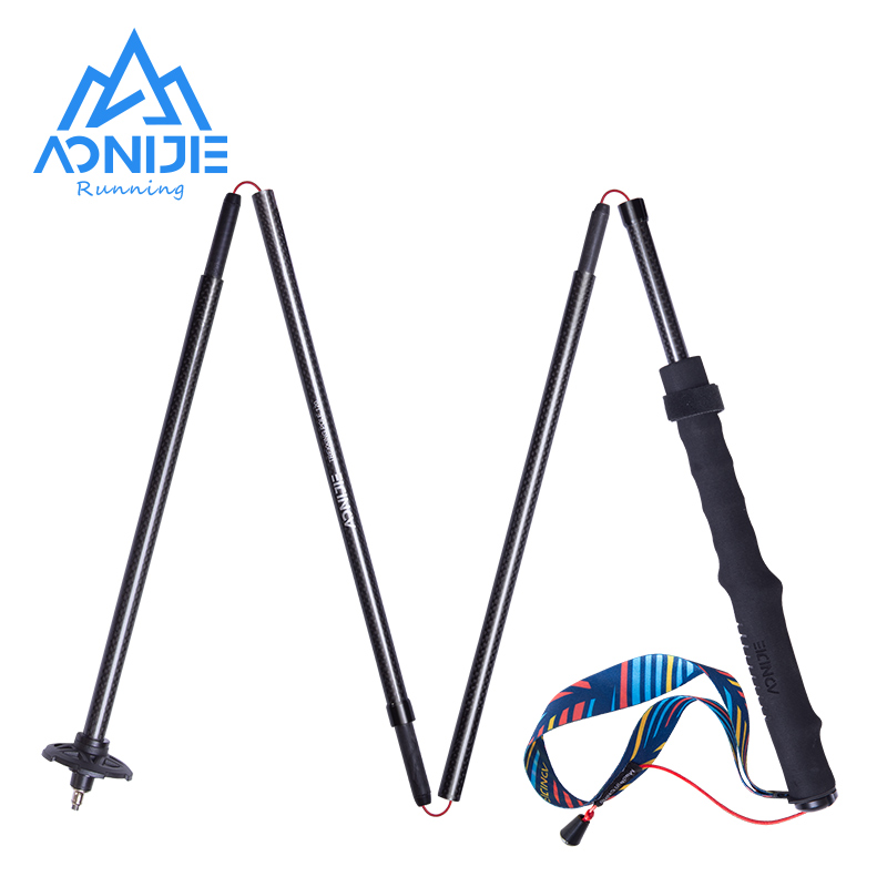 Trekking Pole Carbon - 2pcs AONIJIE E4204 Lightweight Folding Trekking