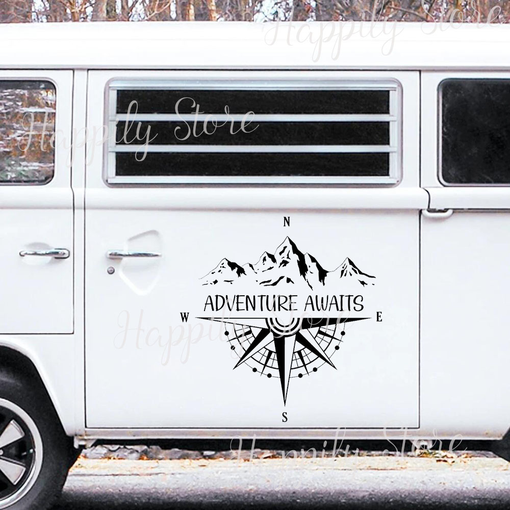 Campervan Stickers Adventure A - Outdoor Adventure Ideas review and price