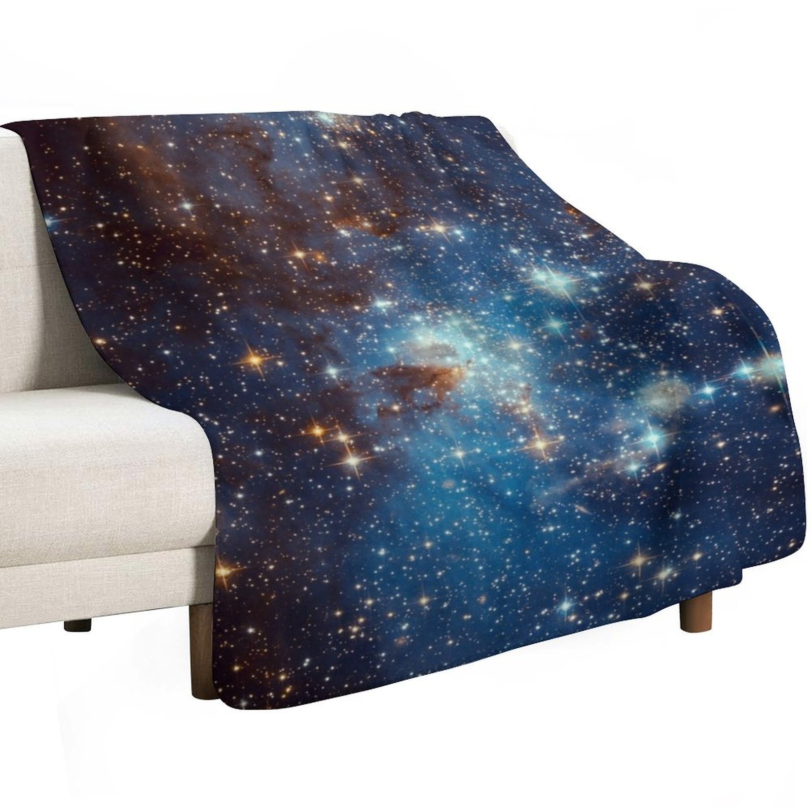 Blue Nebula Stars Space Throw  - Space Blanket Heavy review and price