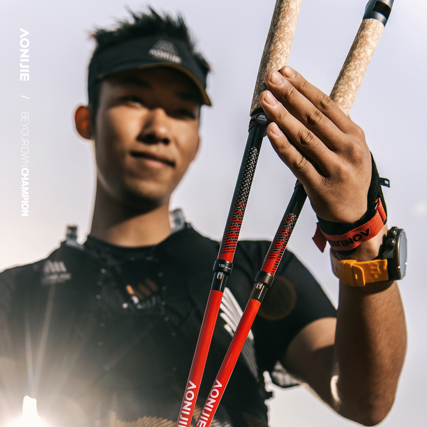 2 Pcs AONIJIE E4212 E4218 Fold - Trekking Pole Carbon review and price