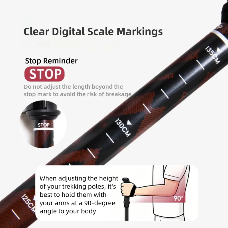 BISINNA Carbon Fiber Trekking  - Trekking Pole Carbon review and price