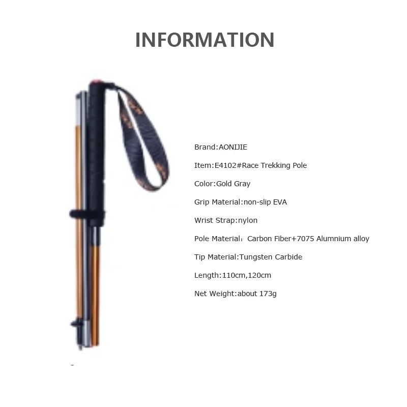 AONIJIE E4201 M-Pole Folding U - Trekking Pole Carbon review and price