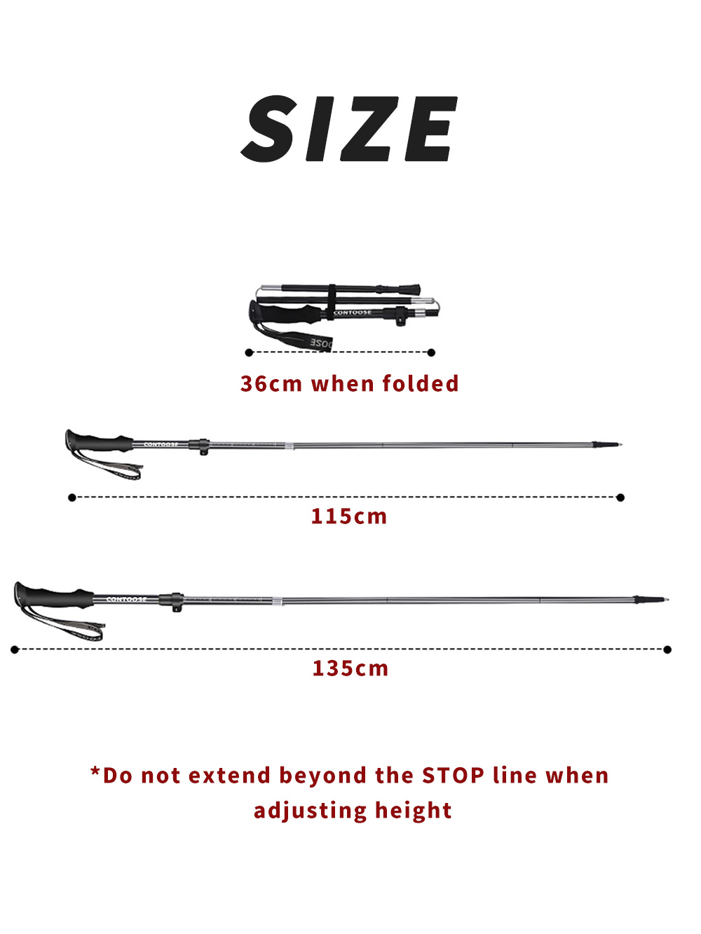 Foldable Trekking Pole 7075 Al - Trekking Pole Carbon review and price