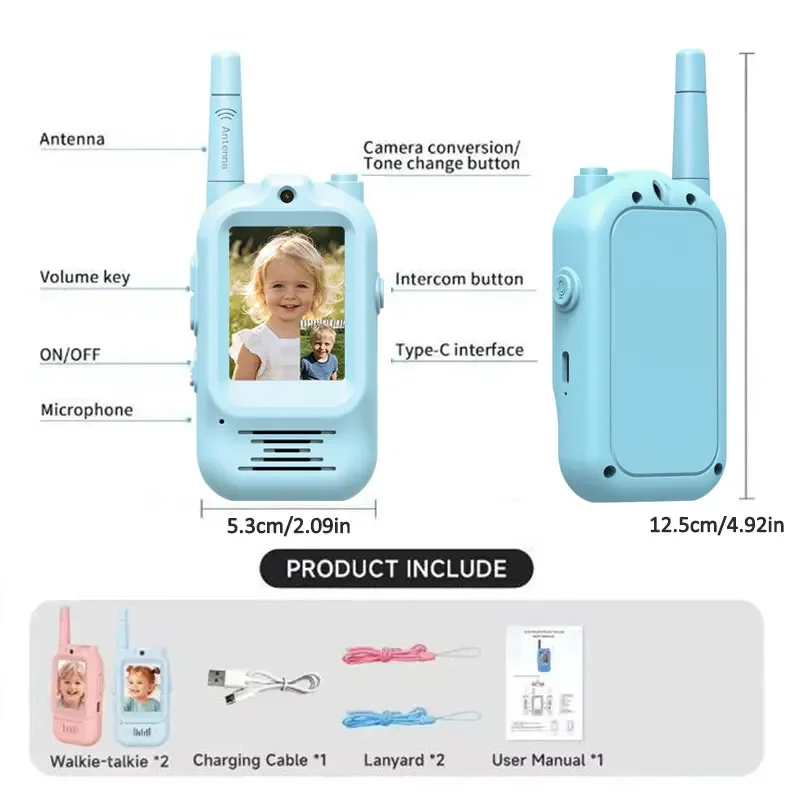 2pcs Kids Video Walkie Talkie  - Outdoor Adventure Video review and price