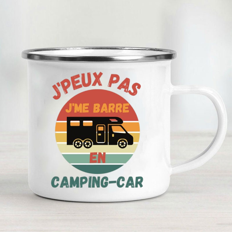 Camping Car Enamel Mug Adventu - Outdoor Adventure Ideas review and price
