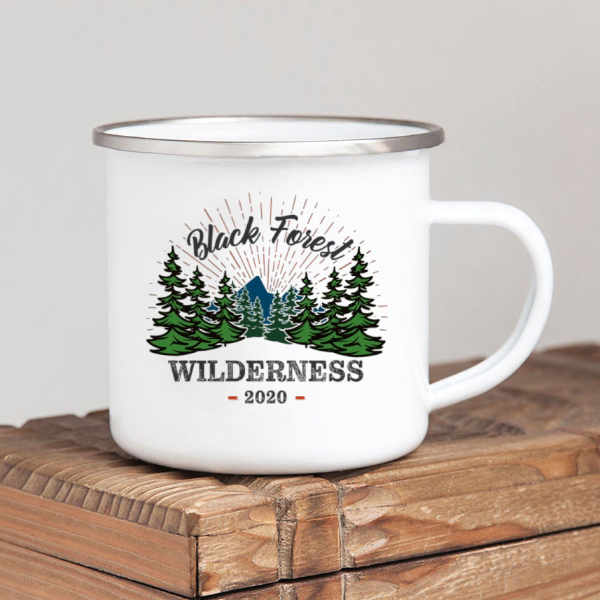 Forest Camp Enamel Coffee Mug  - Outdoor Adventure Ideas review and price