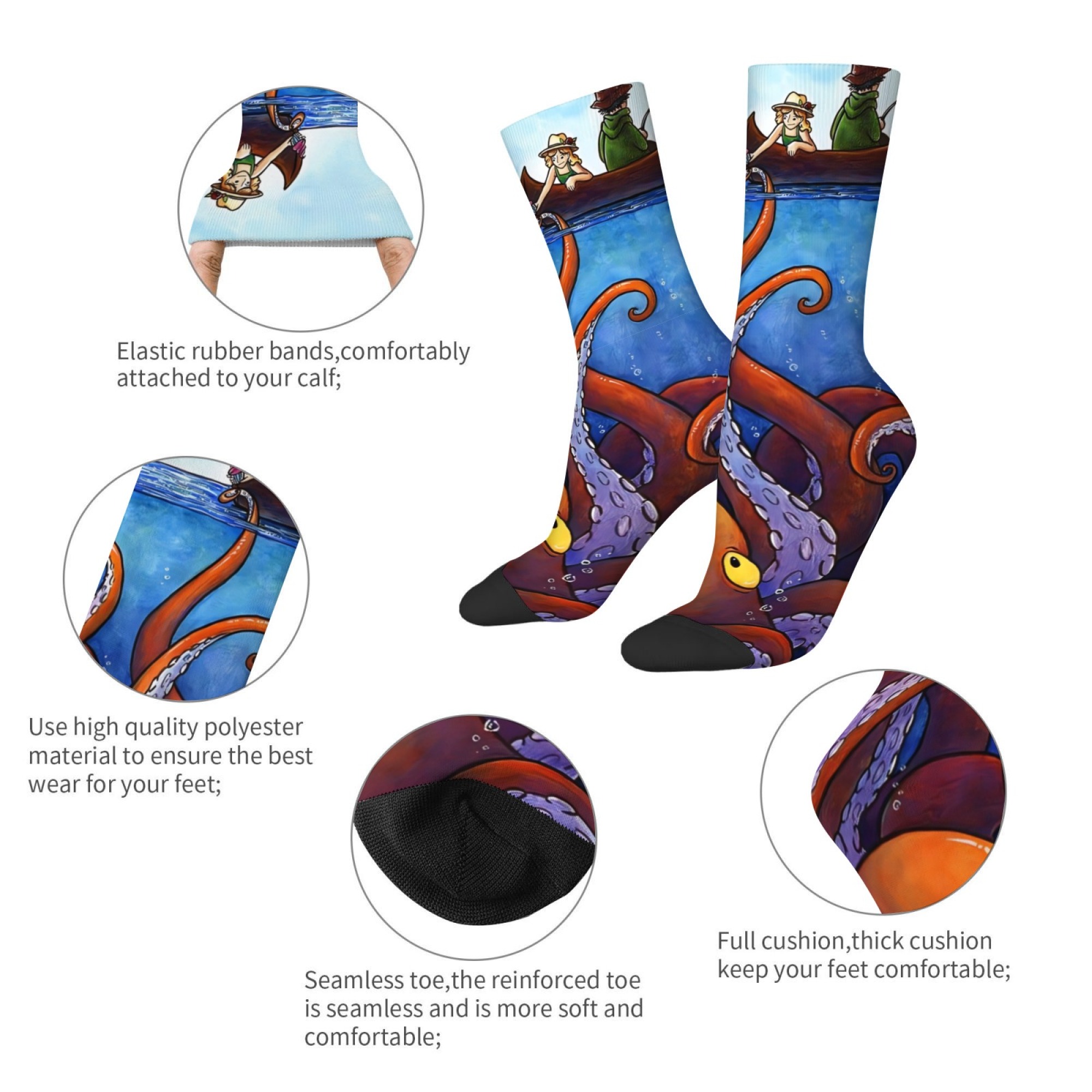 Ocean Adventure Print Socks So - Outdoor Adventure Holidays review and price