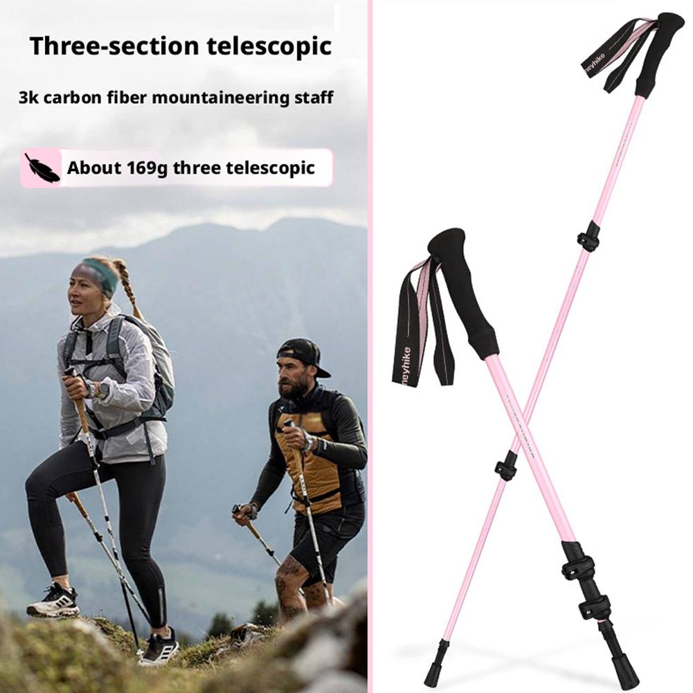 Ultralight Foldable 3-sections - Trekking Pole Carbon review and price