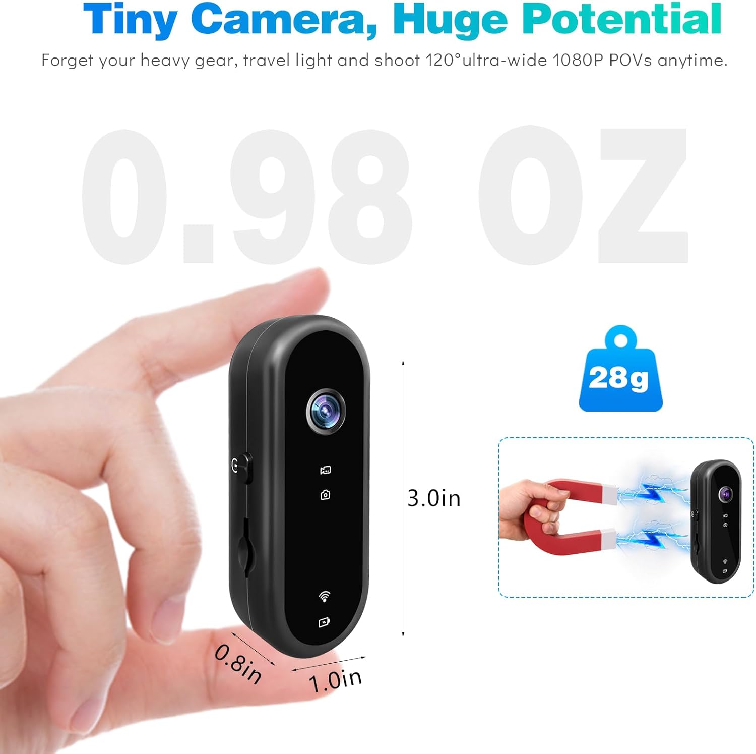 Mini WiFi Action Camera 1080P, - Outdoor Adventure Video review and price
