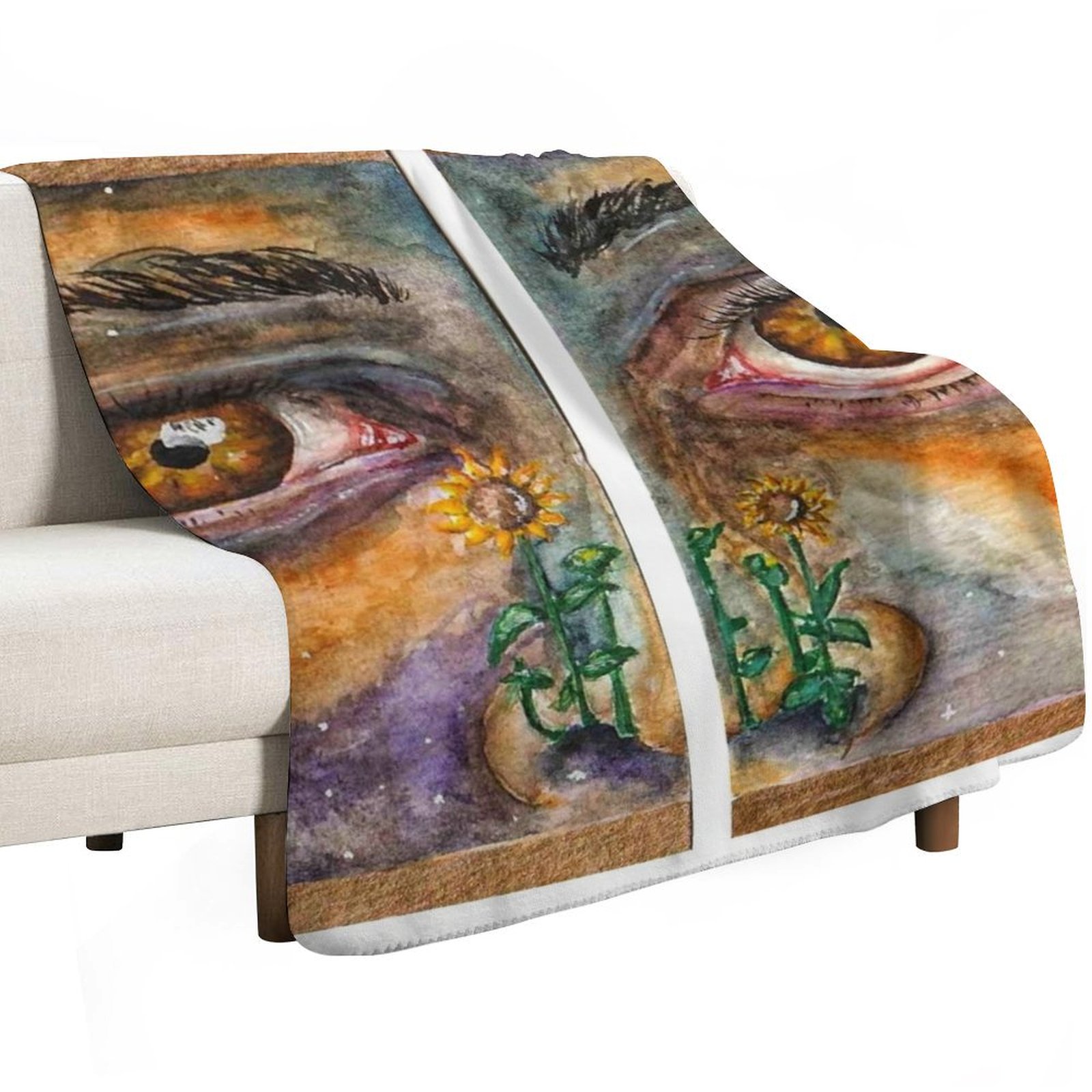 Space Sunflowers Throw Blanket - Space Blanket Heavy review and price